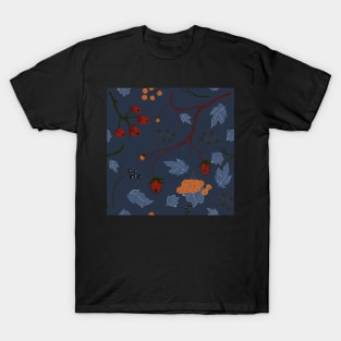 Autumn Berry Pattern T-Shirt